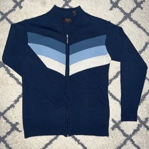 Mens Small Blue Knit Sweater